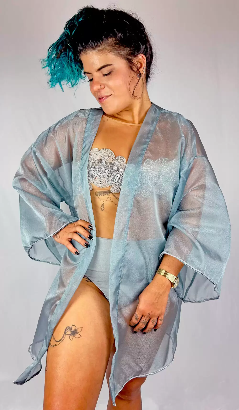 Kimono Luar de Prata